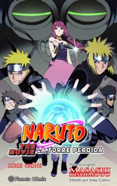 Portada de NARUTO ANIME COMIC LA TORRE PERDIDA