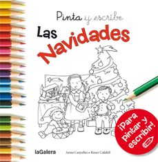 Portada de PINTA Y ESCRIBE LAS NAVIDADES