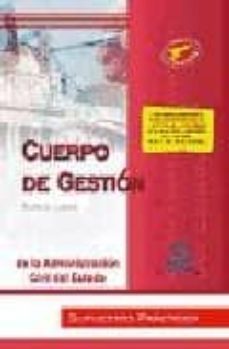 Portada de CUERPO DE GESTION DE LA ADMINISTRACION CIVIL DEL ESTADO. SUPUESTO S PRACTICOS. TURNO LIBRE
