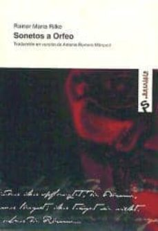Portada de SONETOS A ORFEO. TRADUCCION EN VERSION DE ANTONIO ROMERO MARQUEZ (IUNICAJA)