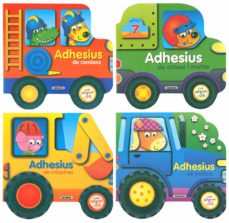 Portada de CONSTRUEIX VEHICLES AMB ADHESIUS DE VINIL (4 TITLOS)