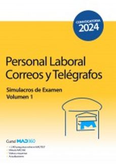 Descargador gratuito de libros electrónicos en pdf PERSONAL LABORAL DE CORREOS Y TELEGRADOS. SIMULACROS DE EXAMEN VOL. 1