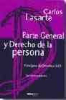 Portada de PRINCIPIOS DE DERECHO CIVIL (T. I): PARTE GENERAL Y DERECHO DE LA PERSONA (11ª ED.)