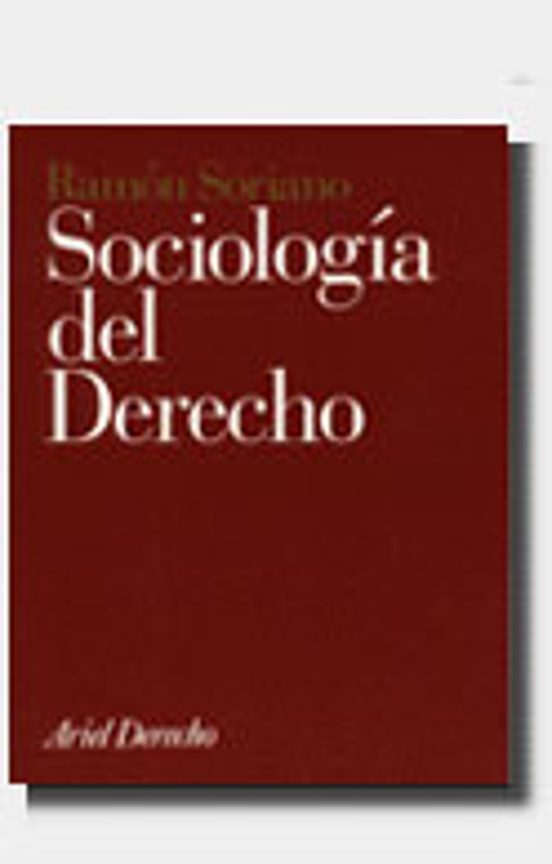 Sociologia Del Derecho Ramon Soriano Diaz Casa Del Libro 8011