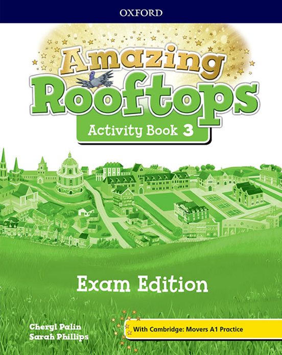 AMAZING ROOFTOPS 3 ACTIVITY BOOK EXAM PACK con ISBN 9780194121736