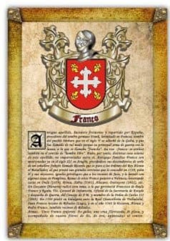 Ebook APELLIDO FRANCO / ORIGEN, HISTORIA