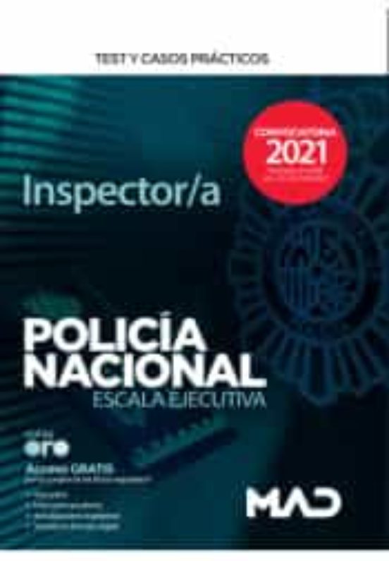 INSPECTOR A DE POLIC A NACIONAL TEST Y CASOS PR CTICOS Con ISBN