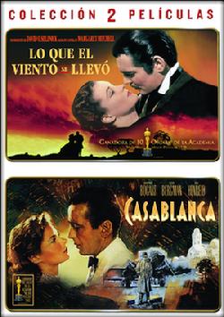 lo que el viento se llevó + casablanca (dvd)-5051893229318